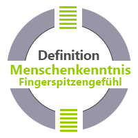 Menschenkenntnis Definition Fingerspitzengefühl